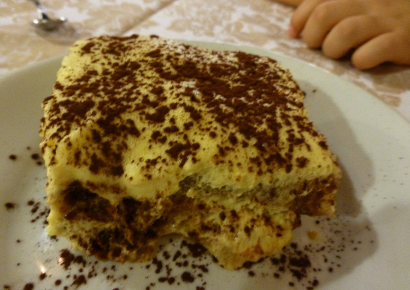 Tiramisú receta italiana<br />