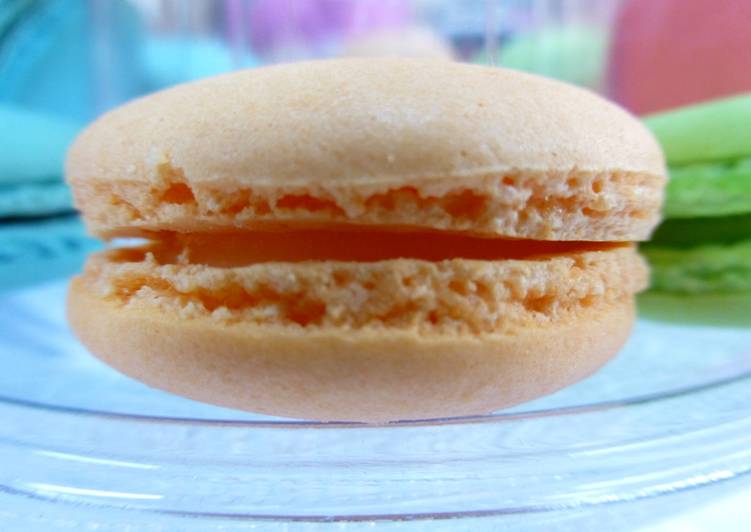 Macarons de chocolate blanco y plátano