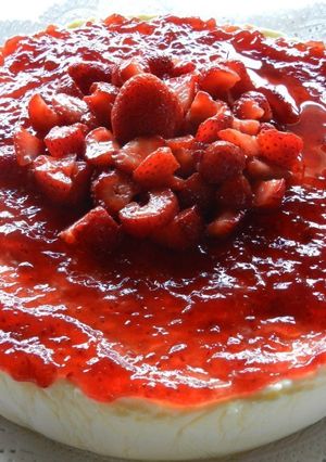 Una foto de Cheesecake sin horno