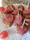 Pinchos de solomillo con chorizo