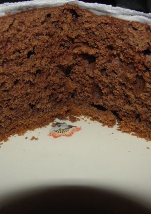 Una foto de Torta de mayonesa al chocolate