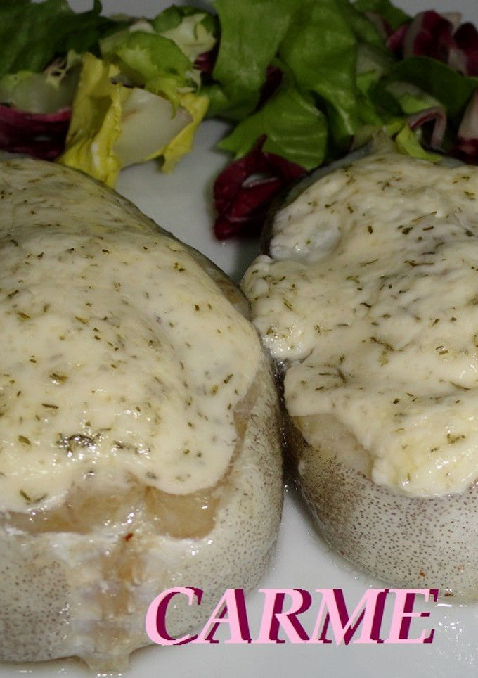 Una foto de Bacalao con mayonesa al eneldo