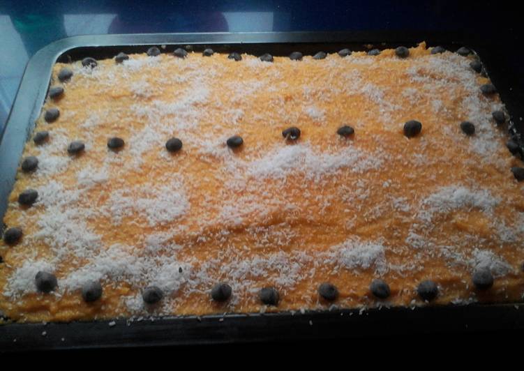 Tarta de zanahoria y coco
