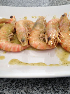 Foto principal de Langostinos al cava con salsa verde