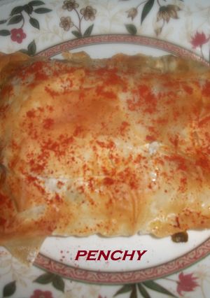 Una foto de Bacalao confitado y pimiento envuelto