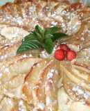 Pastel de manzana sin base