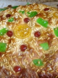 Una foto de Coca de brioche de San Juan