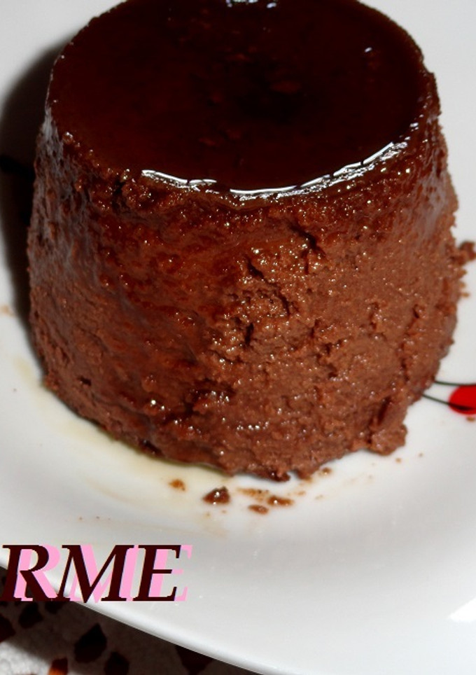 Una foto de Flan de chocolate con leche condensada