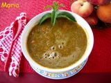 Licuado de verdura y nectarina
