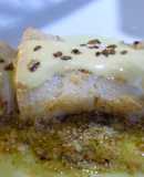Lenguado rebozado en almendras y salsa de limón