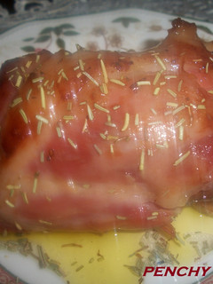 Una foto de Codillos de cerdo con miel