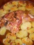 Pierna de pavo con almendras al curry