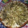 Pizza de ricota y vegetales