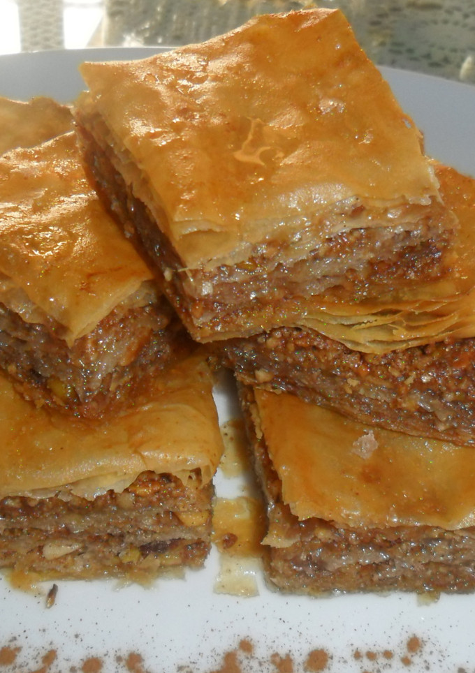 Una foto de Baklava, pastel griego