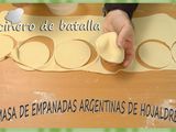 Masa de empanadas argentinas de hojaldre