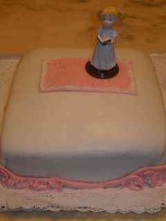 Una foto de Tarta de comunión