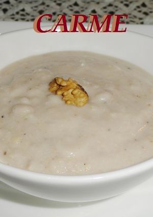 Una foto de Salsa de palmitos y nueces