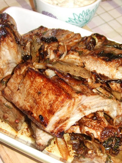 Una foto de Costillas melosas de cerdo ibérico al horno