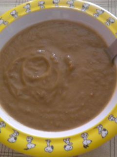 Una foto de Puré de lentejas con vegetales