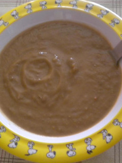 Una foto de Puré de lentejas con vegetales