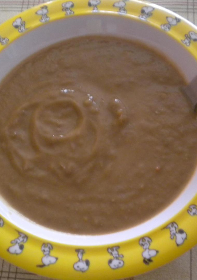 Una foto de Puré de lentejas con vegetales