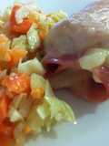Ensalada de col y zanahoria