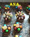 Cupcakes decorados para cumpleaños infantiles