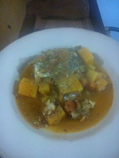 Una foto de Estofado de pescadilla y anco