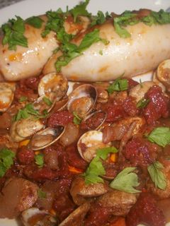 Una foto de Calamares rellenos con ibéricos