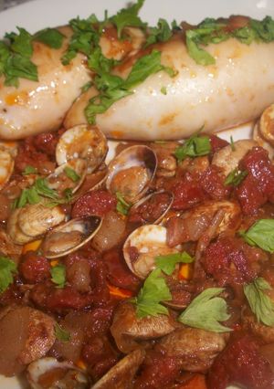 Una foto de Calamares rellenos con ibéricos
