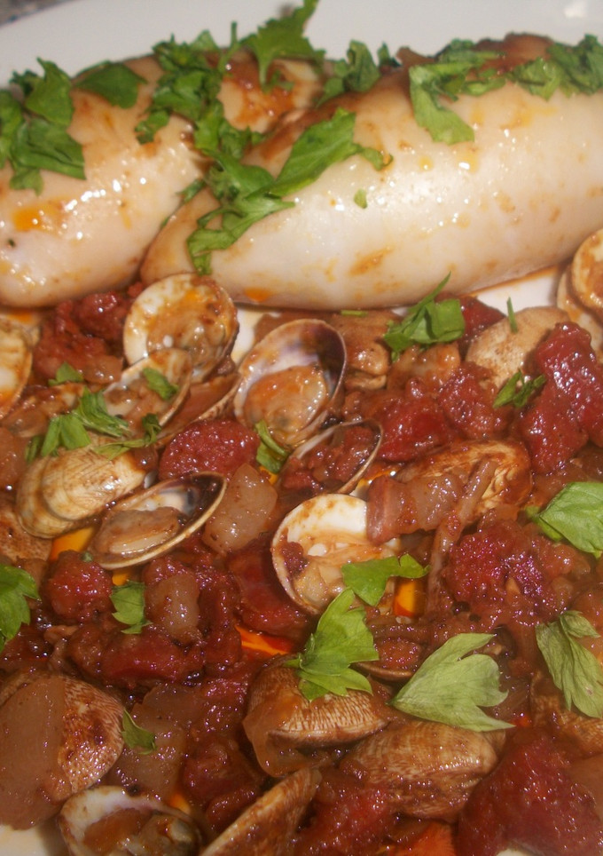 Una foto de Calamares rellenos con ibéricos