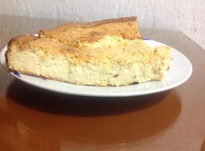 Una foto de Pay de queso tradicional