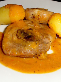Una foto de Pavo en salsa al curry
