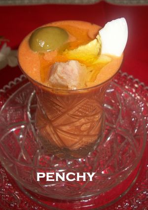 Una foto de Chupito de ensalada murciana
