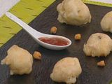 Bolitas de pollo crujientes