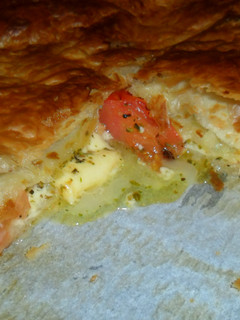 Foto principal de Tarta de queso y tomates