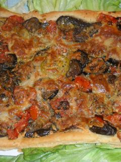 Una foto de Tarta de verduras con queso
