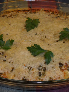 Una foto de Tortilla de guisantes al horno