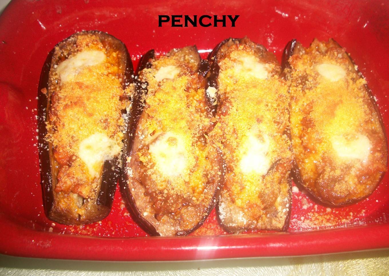 Berenjenas con bacalao a la meditérranea<br />