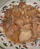 Carne almendrada en salsa