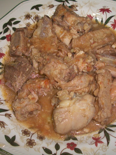 Una foto de Carne almendrada en salsa