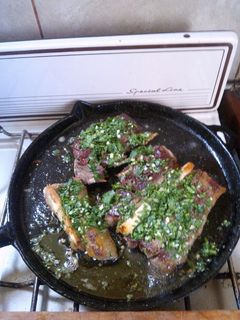 Una foto de Churrasco parrillero provenzal a la plancha