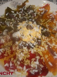 Una foto de Ensalada tricolor de pimientos asados