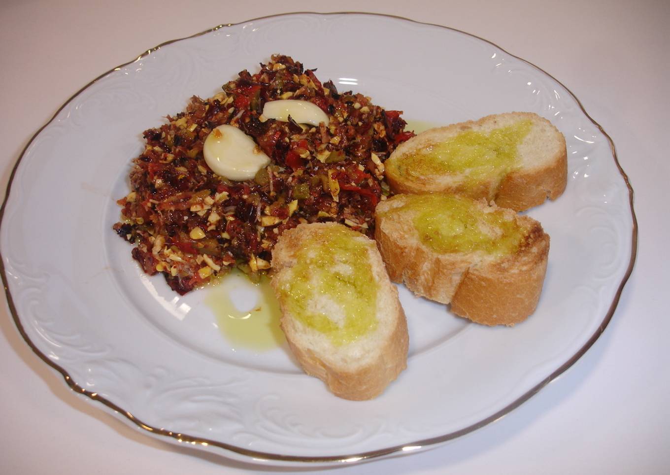 Pimientos secos en agridulce<br />