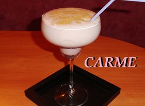 Una foto de Espuma de cerezas picota