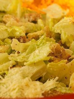 Una foto de Ensalada Cesar con anchoas