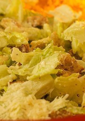 Una foto de Ensalada Cesar con anchoas
