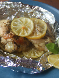 Una foto de Pollo en papillote con cítricos