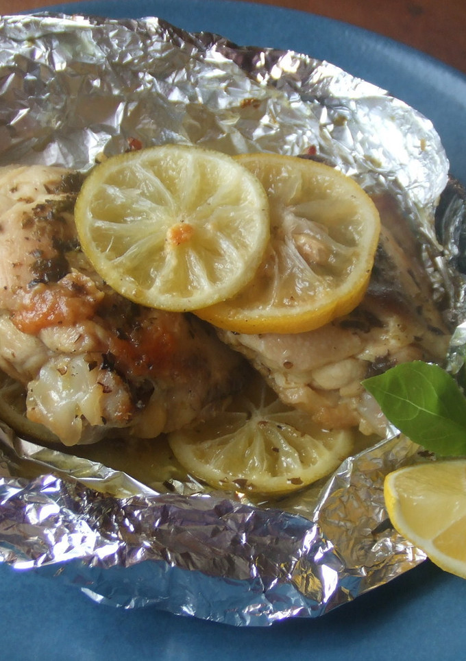 Una foto de Pollo en papillote con cítricos