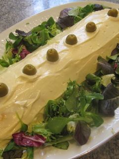 Una foto de Rollo de puré de patatas con atún